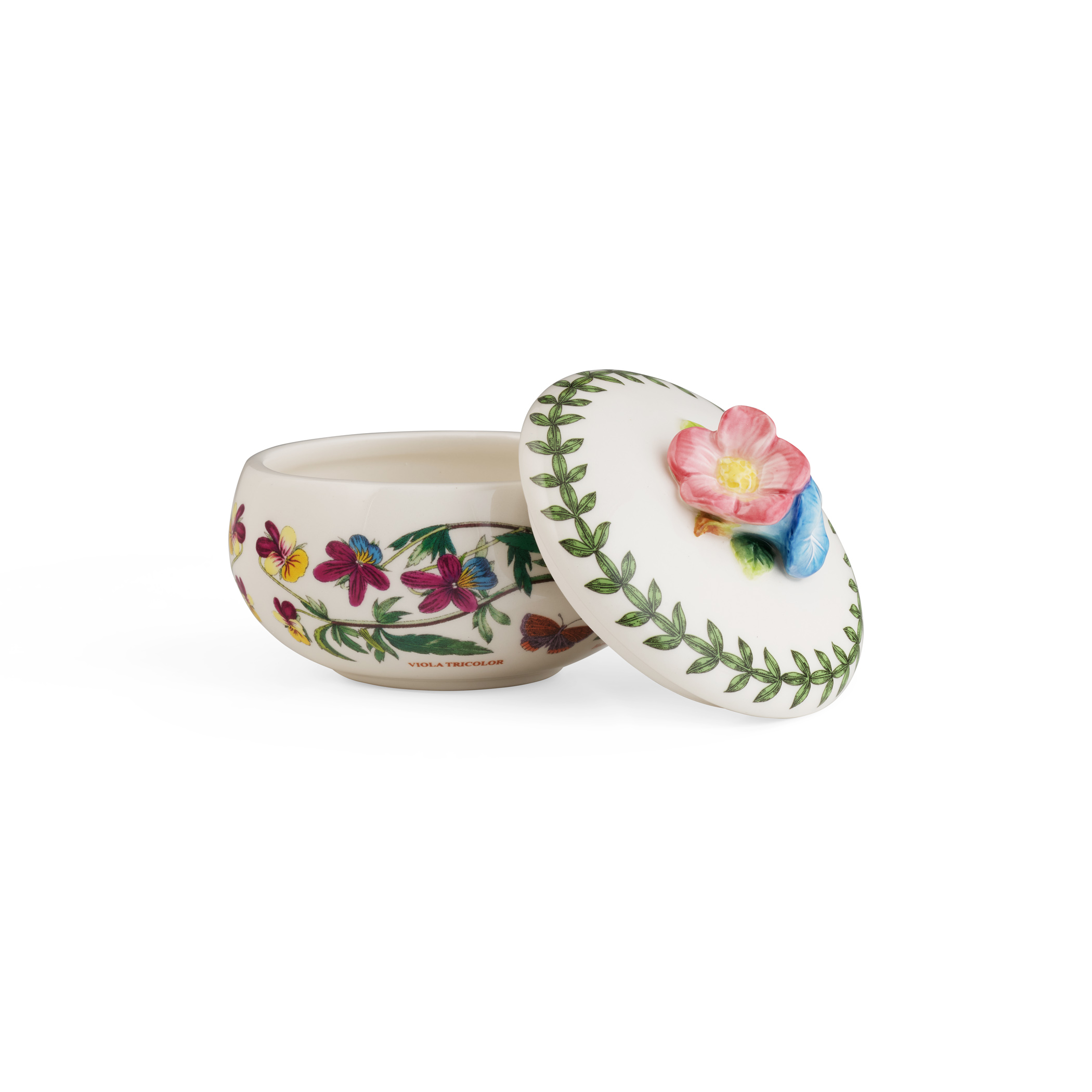 Botanic Garden Bouquet Floral Trinket Box image number null